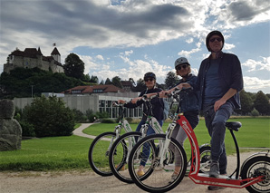 Electric scooter trip Emmental