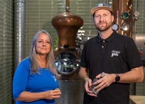 Gin distillery tour