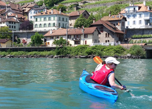 Kajak tour on the lake of Brienz