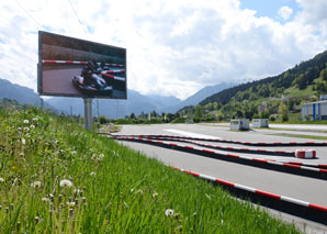 Kartfahren im Graubünden