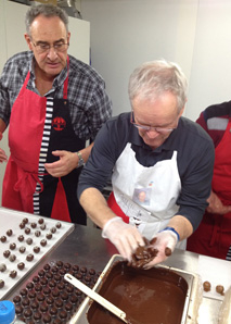 Atelier de délicieuses friandises au chocolat