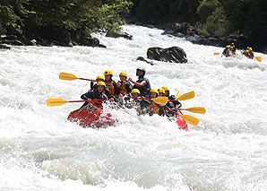 River rafting on the Lütschine