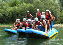 Fun-Rafting im Tessin