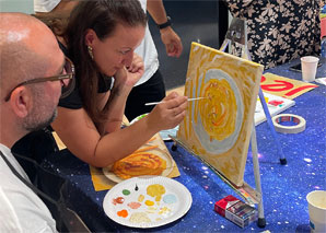 Creative team building - painting workshop