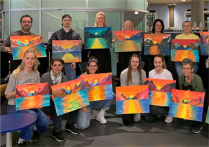 Creative team building - painting workshop