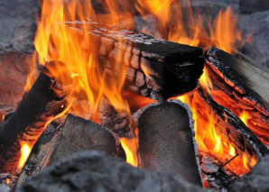 Cooking outdoors in central Switzerland