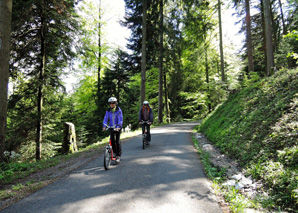 Scooter fun with a grill in the Zug countryside