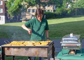 Balade amusante en trottinette avec grillades dans le pays de Zoug