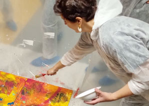 Action Painting comme événement d'équipe