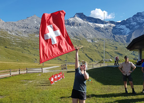 Alpine team games in the Berner Oberland