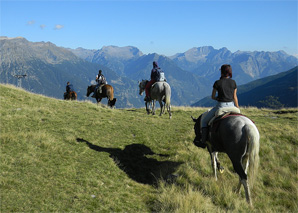 Through the Ticino on horseback