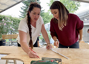 Autobau-Workshop mit Rennen