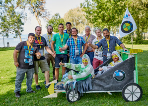 Car construction in a team - Car construction workshop