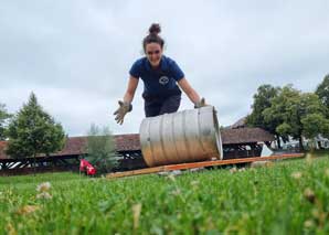 Compétition fun de bière