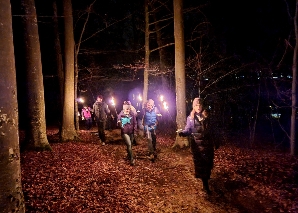 Randonnée guidée aux flambeaux à Berne, le long de l'Aar