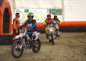 Team event with off-road motorcycling or quad biking