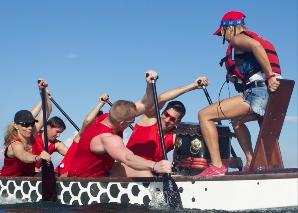 Événement de bateau-dragon sur le lac de Constance