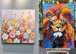 Peinture : créer une œuvre d'art ensemble