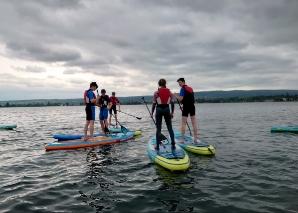 Stand Up Paddling auf dem Bodensee