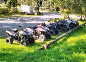 Raclettetour auf dem Quad