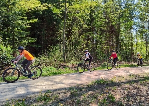 E-bike riding training in Appenzellerland