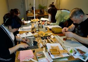 Leather workshop in Bern