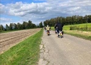 Velosolex tour through the Seeland region