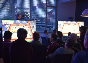 Team-building event with video games