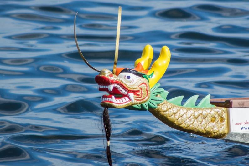 Événement de bateau-dragon sur le lac de Constance