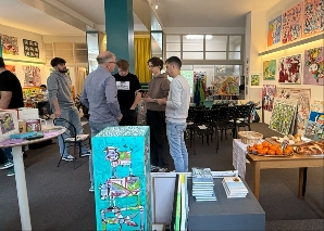 Temps mort de vache à l'atelier : histoires de Burgdorf, écouter, s'arrêter, peindre