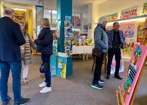 Temps mort de vache à l'atelier : histoires de Burgdorf, écouter, s'arrêter, peindre