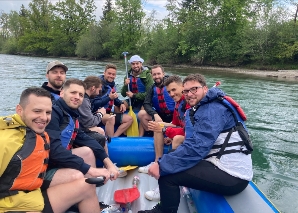 Dinghy trip on the Aare from Thun to Bern