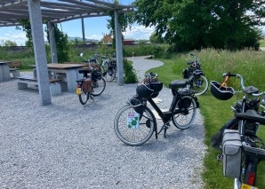 Velosolex tour through the Seeland region