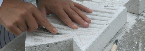 Steinbildhauer-Workshop mit Ytong