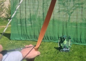 Archery in the monastery garden