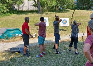 bow and arrow event for Groups