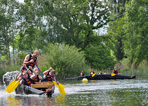 Construction de bateaux en équipe