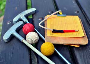 Mobiles Minigolf für drinnen oder draussen