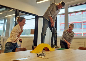 Tournoi de golf au bureau