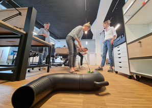 Tournoi de golf au bureau