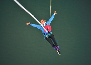 Bungy-Jump at Stockhorn