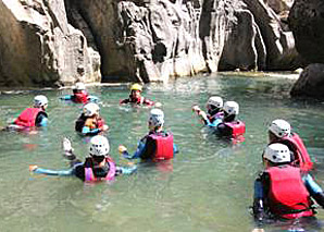 Canyoning in Gruyère