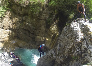 Canyoning in the Berner Oberland