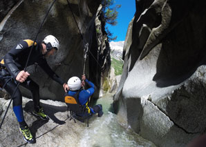 Canyoning dans l'Oberland bernois
