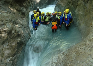 Canyoning in the Berner Oberland