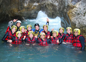 Canyoning dans l'Oberland bernois