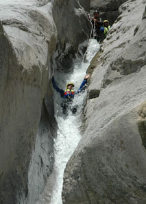 Canyoning Chli Schliere en Suisse centrale