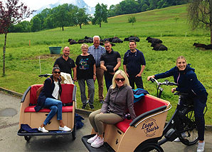 Tour en cargo avec entraînement électrique