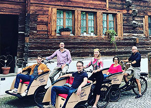 Tour en cargo avec entraînement électrique