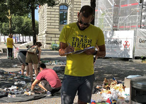 Clean-up-Aktion in Bern